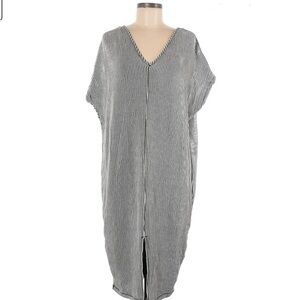 Rachel Roy| Striped V-Neck Maxi Dress